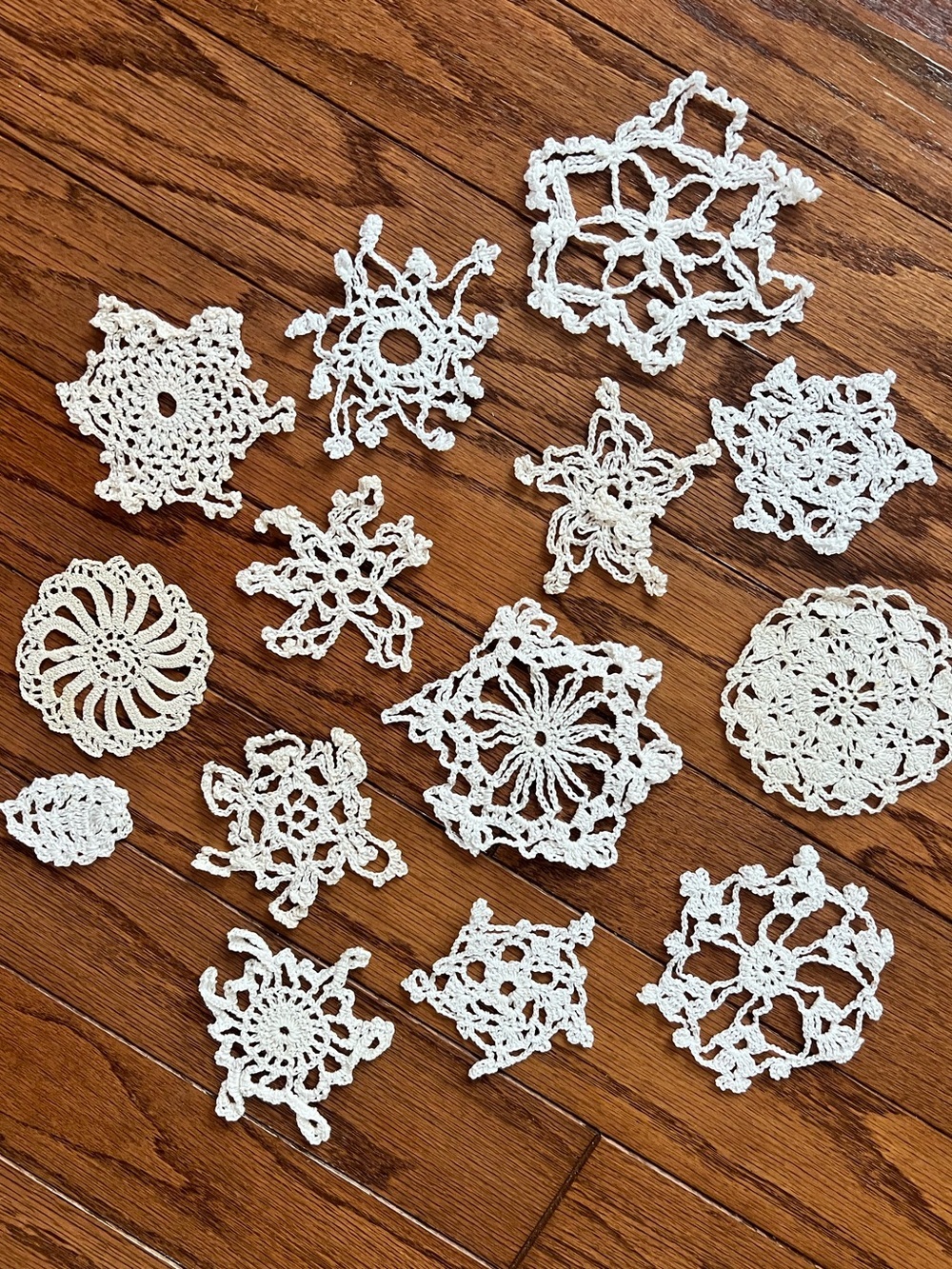 Vintage Dolly Handmade Crochet lot of 14